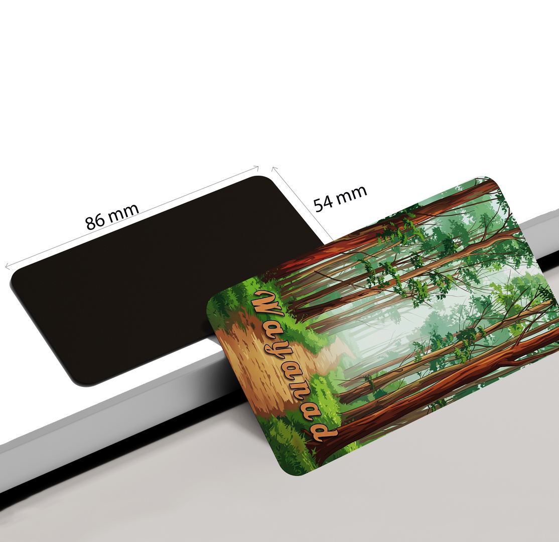 dhcrafts Kerala Wayanad Design Rectangular Fridge Magnet Pack of 1 (8.6cm x 5.4cm)